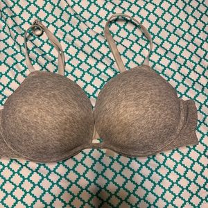 Pink super push up bra